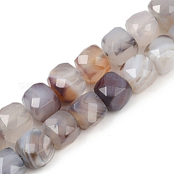 Natural Botswana Agate Beads Strands&nbsp;G-H078-C37-6mm