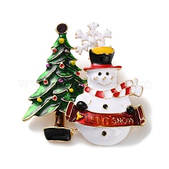 Christmas Theme Enamel Pins&nbsp;JEWB-F034-01C
