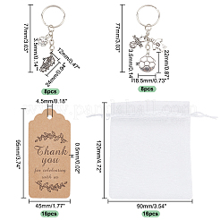 16Pcs 2 Style Sports Theme Keychain&nbsp;KEYC-GA0001-31