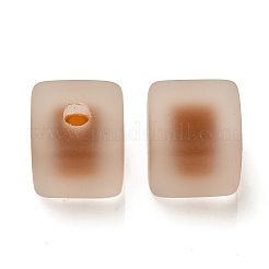 Frosted Acrylic European Beads&nbsp;OACR-G012-14D