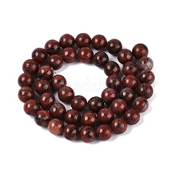 Natural Red Sesame Jasper Beads Strands&nbsp;G-Q601-13A-03