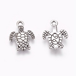 Tibetan Style Alloy Pendants&nbsp;A-PALLOY-WH0066-13AS