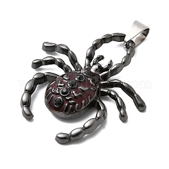 Halloween Alloy Enamel with Rhinestone Pendants&nbsp;FIND-Z098-02B