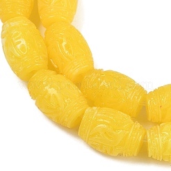 Synthetic Coral Carved Beads Strands&nbsp;CORA-M001-21B