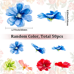 50Pcs Cloth Artificial Carnations&nbsp;AJEW-SP0003-83A