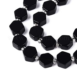 Natural Obsidian Beads Strands&nbsp;G-P534-A22-01