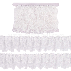 10M Double Layer Polyester Flower Lace Trim Ribbon&nbsp;OCOR-GF0004-58A