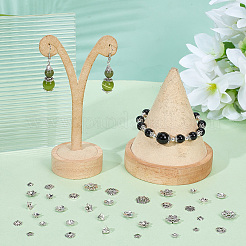 300Pcs 15 Style Tibetan Style Bead Caps&nbsp;FIND-AR0004-43