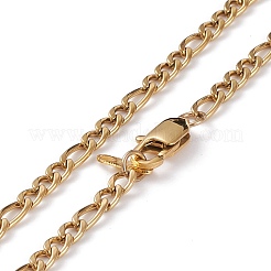 304 Stainless Steel Figaro Chains&nbsp;NJEW-JN03266