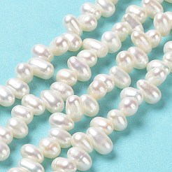 Natural Cultured Freshwater Pearl Beads Strands&nbsp;PEAR-J007-51