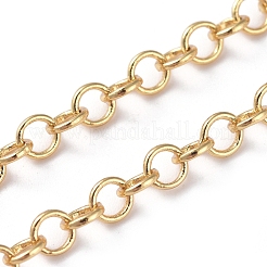 3.28 Feet Soldered Brass Rolo Chains&nbsp;X-CHC-G005-07G