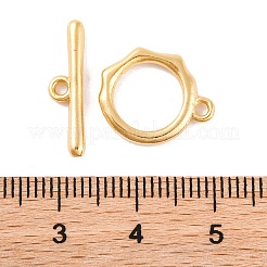 Brass Toggle Clasps&nbsp;KK-U024-02G
