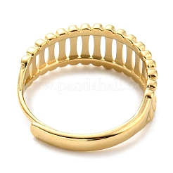 304 Stainless Steel Hollow Adjustable Ring for Women&nbsp;RJEW-C016-07G