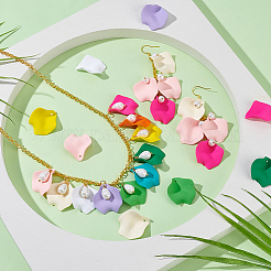 60Pcs 10 Styles Opaque Resin Pendants&nbsp;RESI-PH0002-59