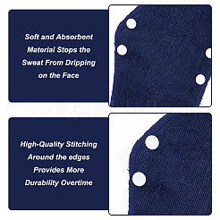 Cotton Reusable Hard Hat Sweatband&nbsp;FIND-WH0161-26