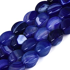 Dyed & Heated Natural Agate Beads Strands&nbsp;G-N359-14A-01