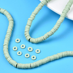 Handmade Polymer Clay Beads Strands&nbsp;CLAY-R089-6mm-157