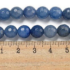 Dyed & Heated Natural Blue Aventurine Beads Strands&nbsp;G-E571-A10-02