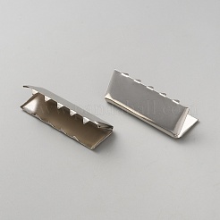 Iron Ribbon Ends&nbsp;DIY-WH0888-586