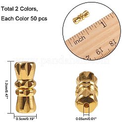 Brass Screw Clasps&nbsp;KK-PH0035-65