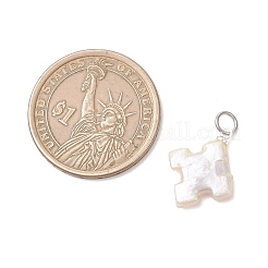 Natural Baroque Keshi Pearl Pendants&nbsp;PALLOY-JF04919-01