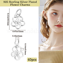 40Pcs Rack Plating Alloy Charms&nbsp;FIND-BBC0003-41S