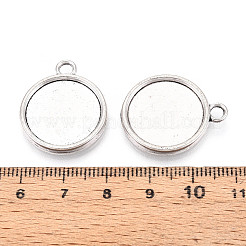 Tibetan Style Alloy Pendants Cabochon Settings&nbsp;PALLOY-N178-12AS-D