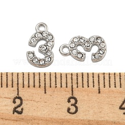 304 Stainless Steel Pendants&nbsp;STAS-L080-002P-03