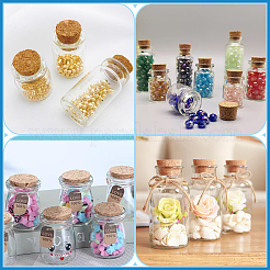 14pcs Glass Jar Glass Bottles Bead Containers&nbsp;DIY-PH0029-85