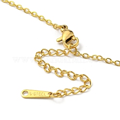 304 Stainless Steel Pendant Necklaces&nbsp;LS-NJEW-Z025-08G