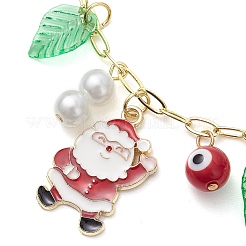 Christmas Theme Alloy Enamel Charm Bracelets for Women&nbsp;BJEW-JB11111