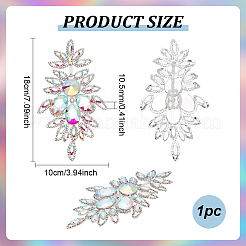 1Pc Brass Rhinestone Appliques&nbsp;DIY-FG0005-52A