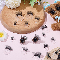 22Pcs 5 Styles Acrylic Doll Eyelashes&nbsp;DOLL-SP0001-03