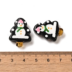 Christmas Theme Handmade Lampwork Beads&nbsp;LAMP-G162-06C
