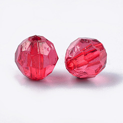 Transparent Acrylic Beads&nbsp;TACR-T004-06