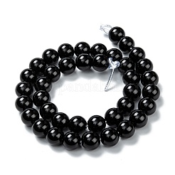 Natural Black Onyx Beads Strands&nbsp;G-Z024-02A