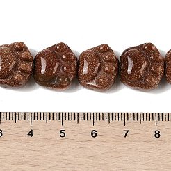 Synthetic Goldstone Beads Strands&nbsp;G-M108-A08-01