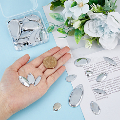 60Pcs 10 Style Teardrop & Horse Eye & Oval Iron Fishing Lures&nbsp;DIY-FH0005-25