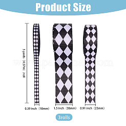 3 Styles Polyester Ribbon&nbsp;DIY-PH0031-63