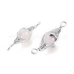 Natural Agate Links Connectors&nbsp;G-K305-A07-P