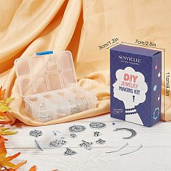 DIY Knot Drop Earring Making Kit&nbsp;DIY-SC0018-18