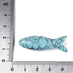 Synthetic Turquoise Carved Pendants&nbsp;G-T144-47B