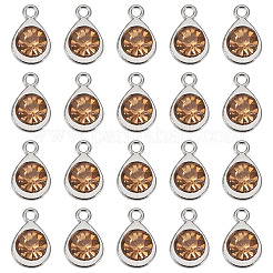 20Pcs Faceted Glass Charms&nbsp;RGLA-TADJ0001-01D