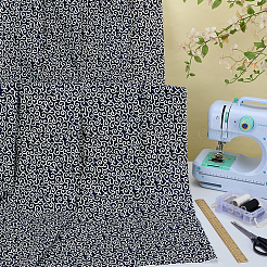Printed Cloud Pattern Cotton Fabric&nbsp;AJEW-WH0314-975C