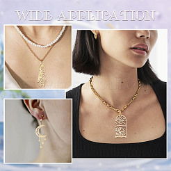 10Pcs 5 Style 201 Stainless Steel Pendants&nbsp;STAS-SC0004-49