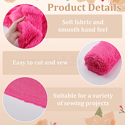 1 Yard Polyester Plush Fabric&nbsp;DIY-PH0028-91A
