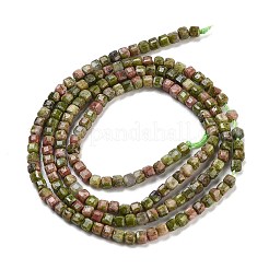 Natural Unakite Beads Strands&nbsp;G-H042-B25-01