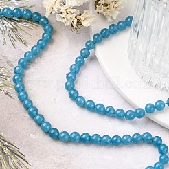 Natural White Jade Beads Strands&nbsp;G-G051-R1-6mm