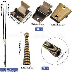 DIY Bolo Tie Making Kit&nbsp;DIY-GF0010-35AB