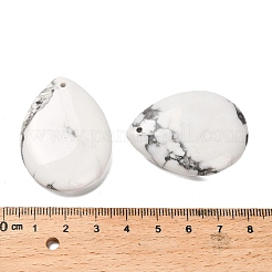 Natural Howlite Pendants&nbsp;G-Z088-02D